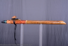 Red Mallee Burl Native American Flute, Minor, Low C#-4, #K15I (2)